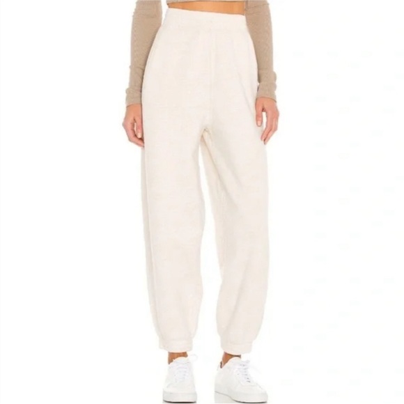 NEW Agolde Balloon Sweatpants Oatmeal Heather - Picture 15 of 15